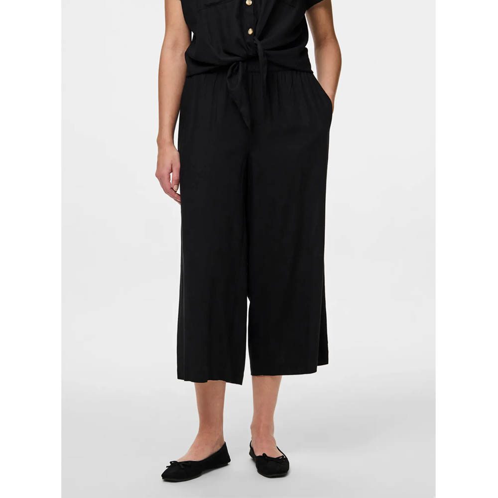 Pcpia Hw Wide Culotte Wvn Noos Birch Detail Melange