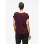 VIELLETTE S/S SATIN TOP