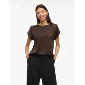 VIELLETTE S/S SATIN TOP