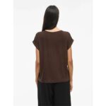 VIELLETTE S/S SATIN TOP