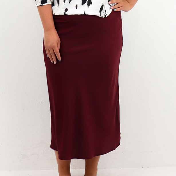 PCFRANAN HW MIDI SKIRT