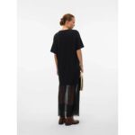 VMTINE SS T-SHIRT MESH DRESS