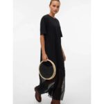 VMTINE SS T-SHIRT MESH DRESS