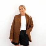 VMHAZEL LS FAUX SUEDE BLAZER