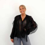 ONLTARYN LS ROMANTIC RUFFLE BLOUSE