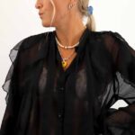 ONLTARYN LS ROMANTIC RUFFLE BLOUSE