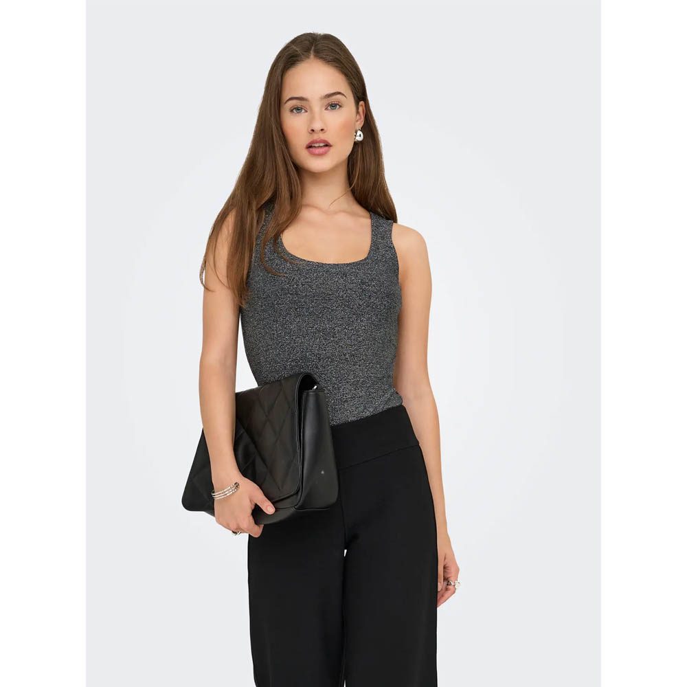 ONLEA GLITTER S/L 2-WAYS TOP