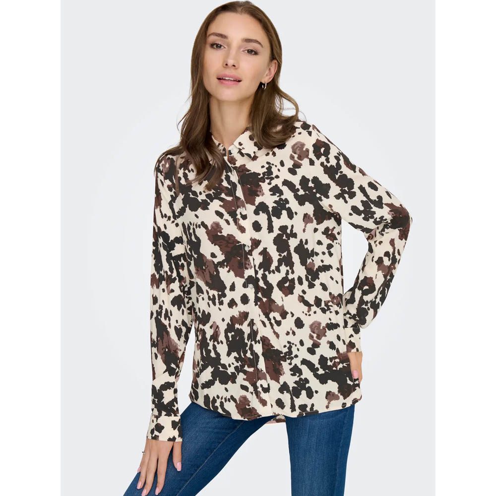 ONLNOVA LIFE VIS LS NEW GRACE SHIRT