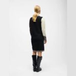 OBJRAY LS KNIT DRESS AOP