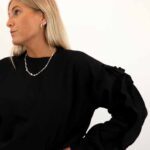 VIMENTINA FLOUNCE ONECK LS TOP