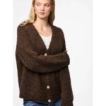 PCCLEO LS V-NECK KNIT CARDIGAN