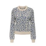 JDYLORRAINE ANIMAL L/S PULLOVER KNT