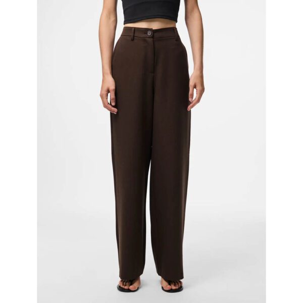 PCKAMIL Trousers - Hot Fudge