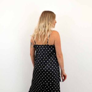 PCJYTTA STRAP SATIN TOP