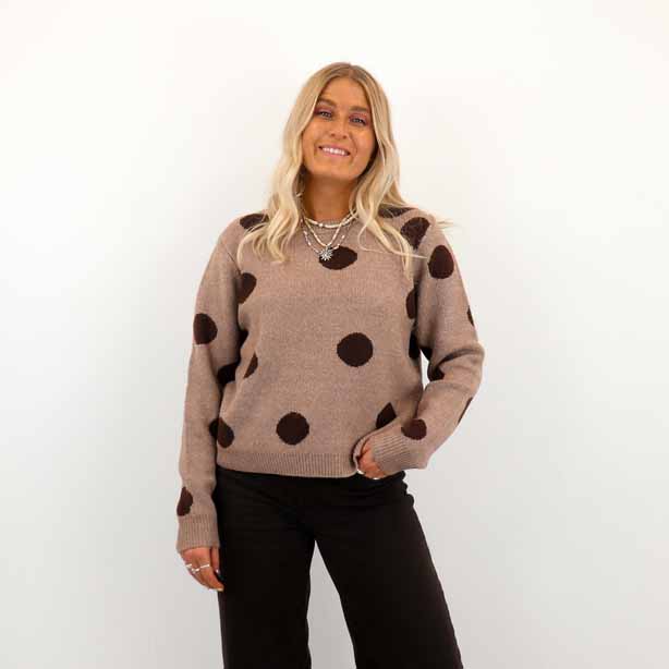 PCOSLA LS O-NECK KNIT PULLOVER