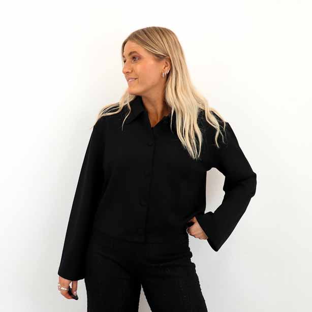 VIBIARA O-NECK L/S SHACKET