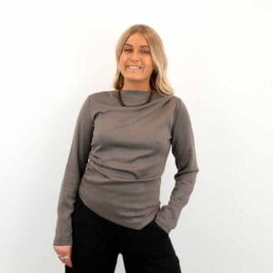 VMMILLE LS BOATNECK SHORT TOP