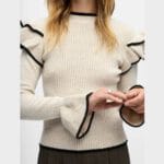 OBJAKI LS NEW KNIT PULLOVER