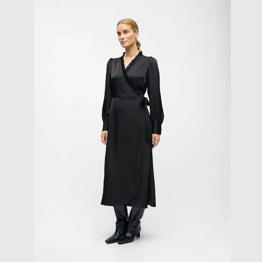 Visual Reference: Objchilli Ls Wrap Dress