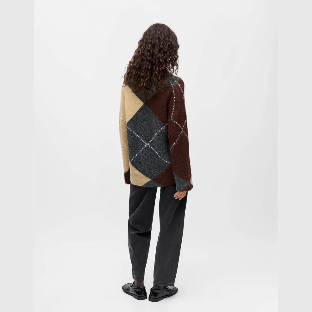 OBJZENA KNIT . BROWN