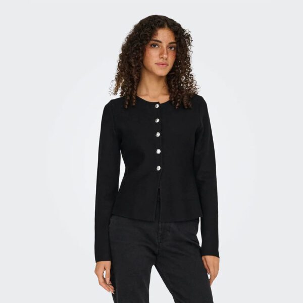 ONLMELLI LS ONECK BUTTON CARDI NCA KNT