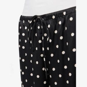 PCJYTTA MW STRAIGHT SATIN PANTS