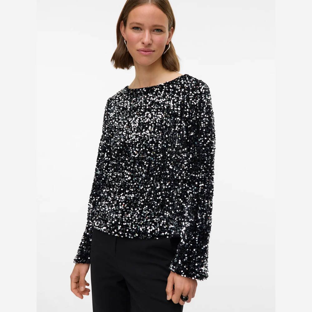 VMBELLA LS BOATNECK SQ TOP