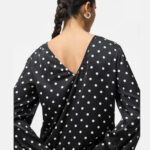 PCJYTTA LS SATIN TOP