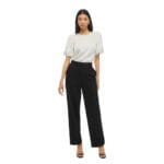 VIELLETTE 2/4 SATIN PUFF TOP