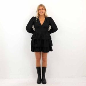 PCMONIKA LS SHORT DRESS