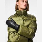 PCNELLIE LEATHER MITTENS