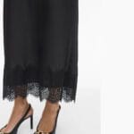 VIELLETTE HW ANKLE LACE SKIRT