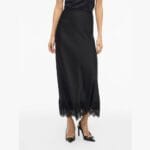 VIELLETTE HW ANKLE LACE SKIRT
