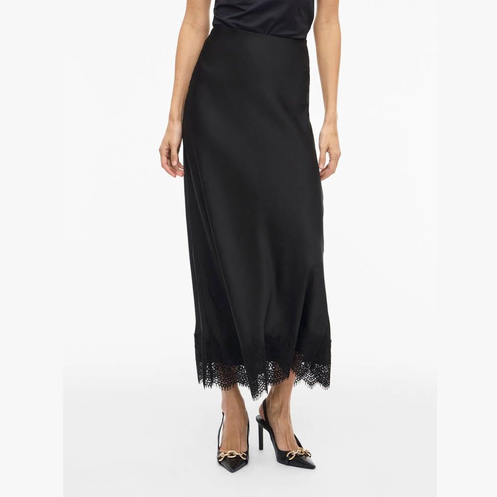 VIELLETTE HW ANKLE LACE SKIRT