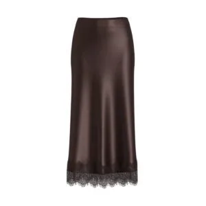 VIELLETTE HW ANKLE LACE SKIRT