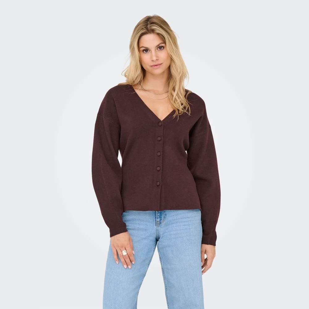 JDYPRIME LIFE L/S VN FITTED CARDI KNT