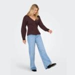 JDYPRIME LIFE L/S VN FITTED CARDI KNT