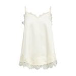 OBJNALINE REG SLIP LACE TOP