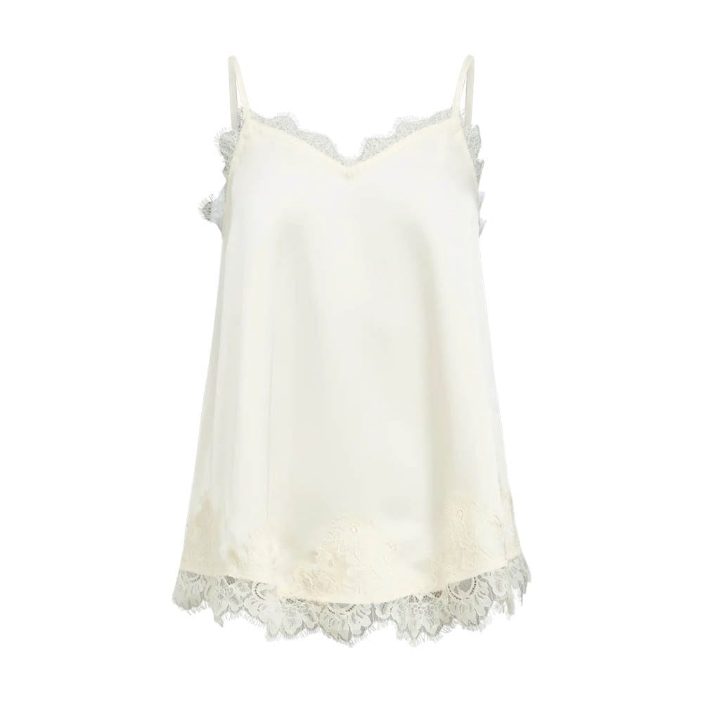 OBJNALINE REG SLIP LACE TOP