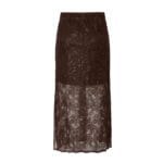 PCLOUISE HW MIDI SKIRT