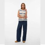 VMKIRA SL O-NECK STRIPE VEST