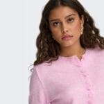 JDYLETTY L/S FRIL CARDIGAN