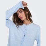 JDYLETTY L/S FRIL CARDIGAN