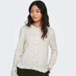 JDYLETTY L/S FRIL CARDIGAN