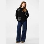 PCROSA LS HIGH KNIT TOP