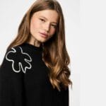PCROSA LS HIGH KNIT TOP