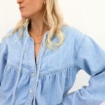 ONLBELLAMAY LS TIE DNM SHIRT