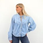 ONLBELLAMAY LS TIE DNM SHIRT