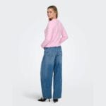 ONLMACEY LS ONECK HALF BUTTON KNT