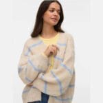 VMMAYBE ART LS OPEN CARDIGAN NOOS